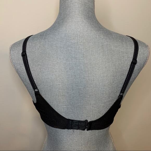 Maidenform Nude Black Lace Full Coverage Bra 34D - Picture 5 of 5